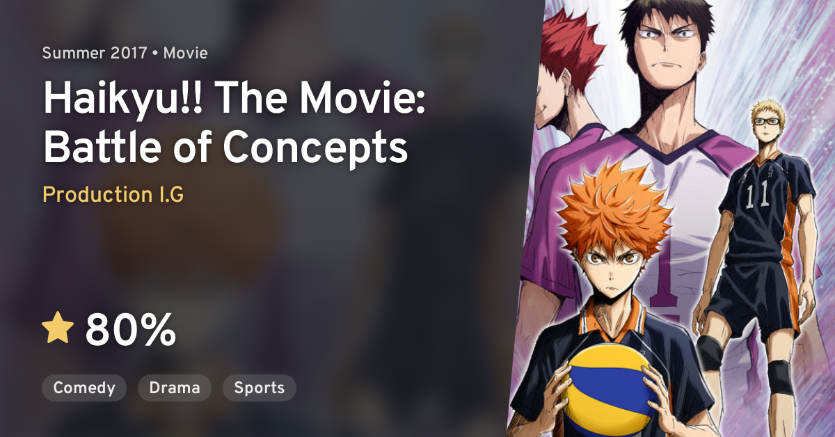 CR Movie Nights: Haikyu!! The Movie: Battle of Concepts Coming