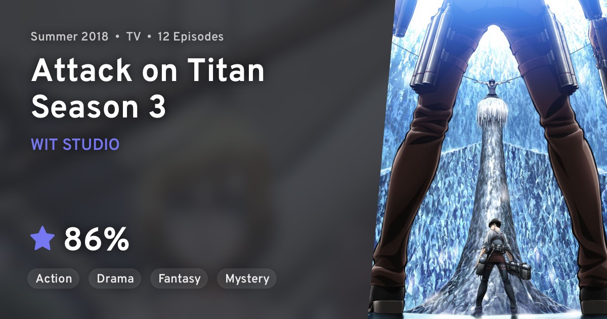 Attack on Titan Season 3 Part 1