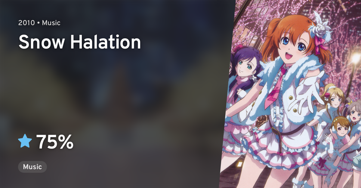 Snow Halation Anilist