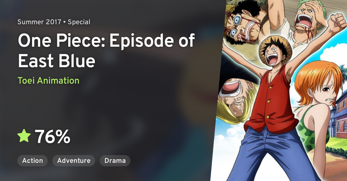 One Piece Episode Of East Blue-luffy To 4 Nin No Nakama No Dai