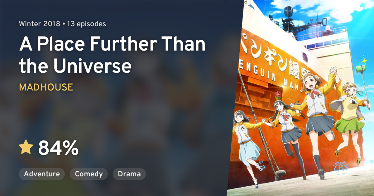 A Place Further Than The Universe Sora yori mo Tooi Basho Anime