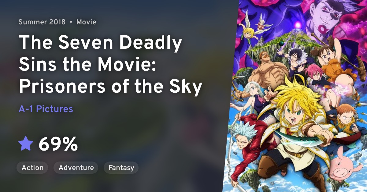 Nanatsu no Taizai Movie Tenkuu no Torawarebito (The Seven Deadly