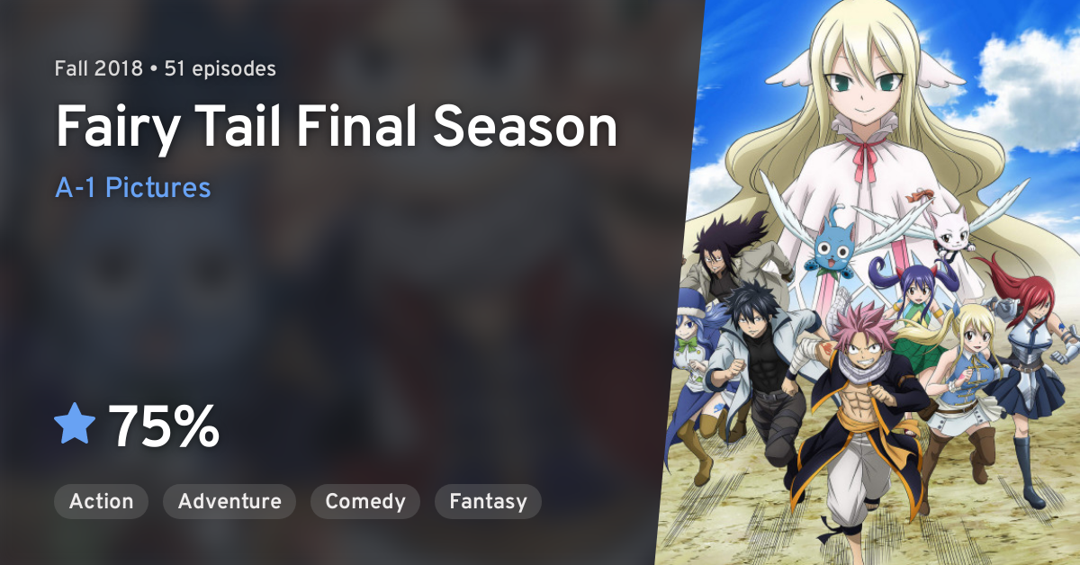 Fairy Tail 2018 Fairy Tail Final Season Anilist