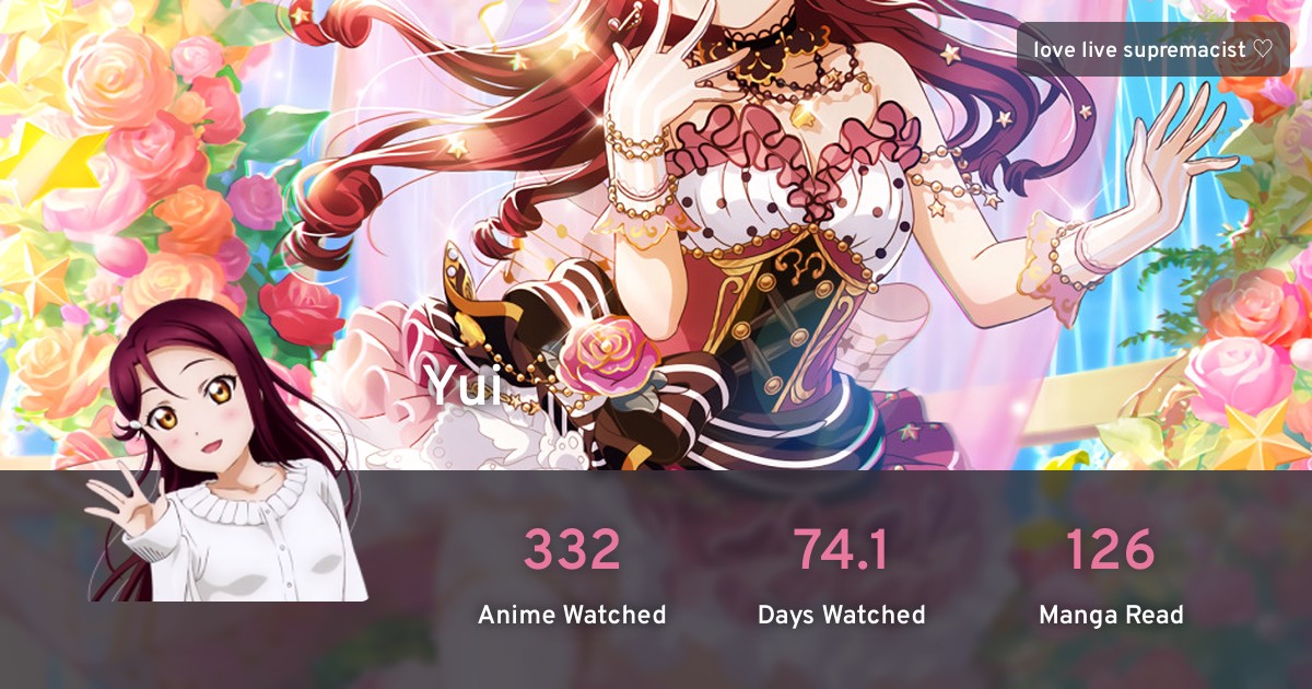 Yui's profile · AniList
