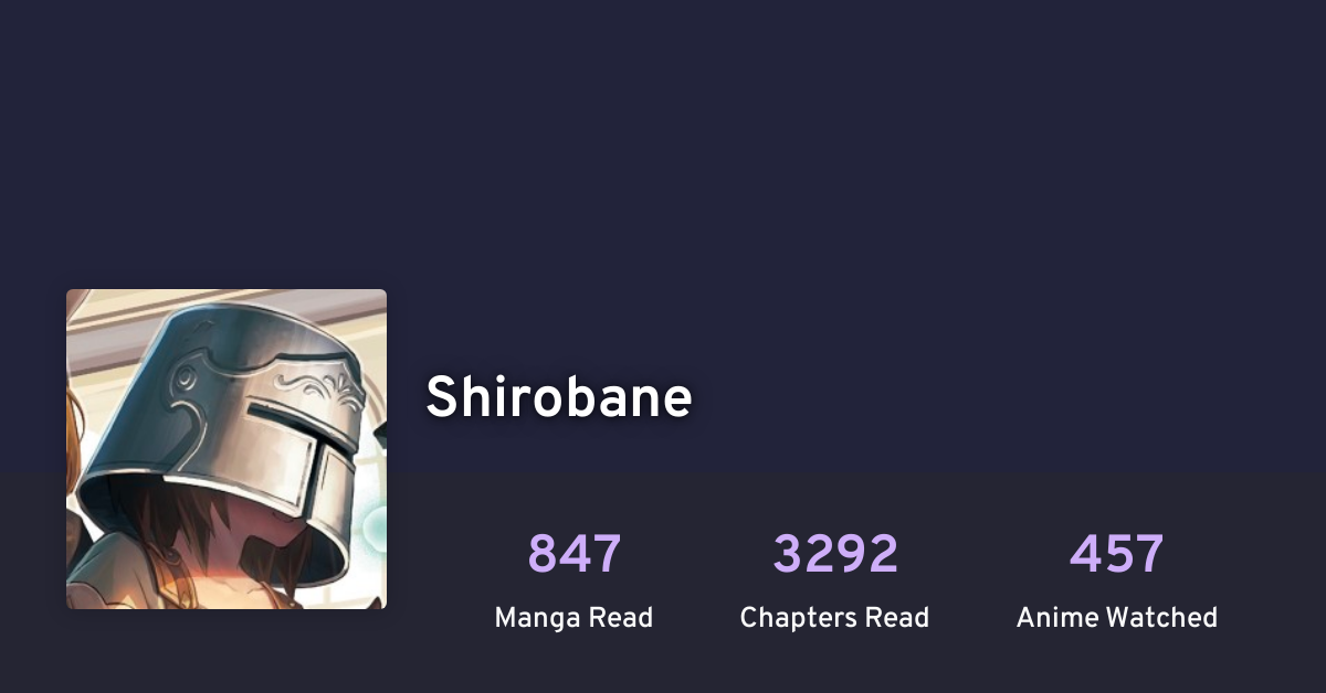 Shirobane S Manga List Anilist