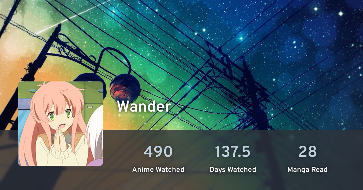 Wander S Profile Anilist