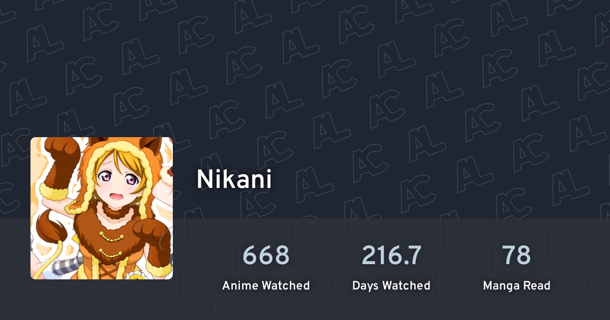 Nikani's profile · AniList