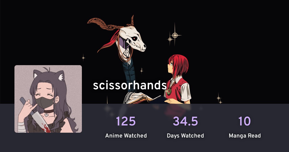 scissorhands’s profile · AniList