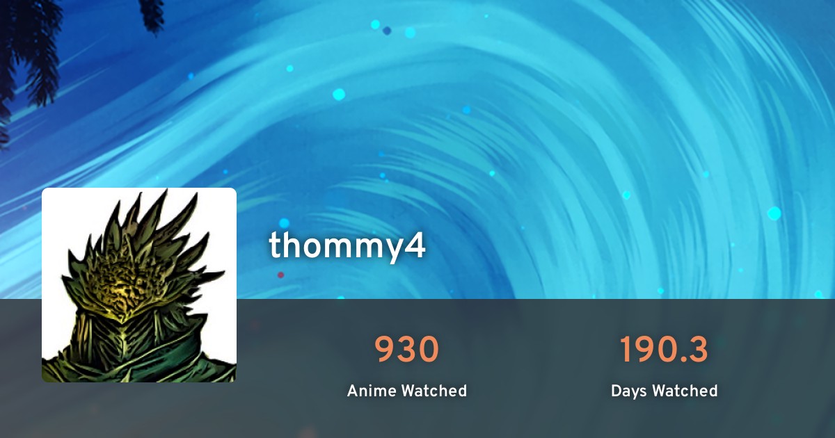 thommy4's profile · AniList