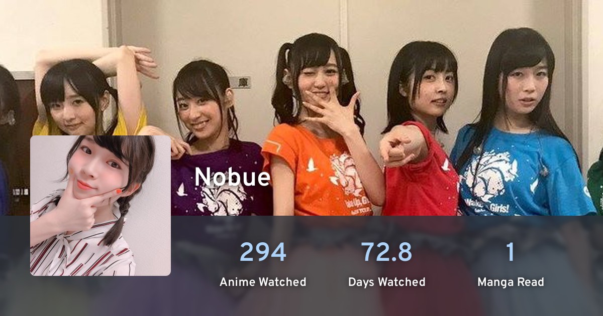 Nobue's profile · AniList