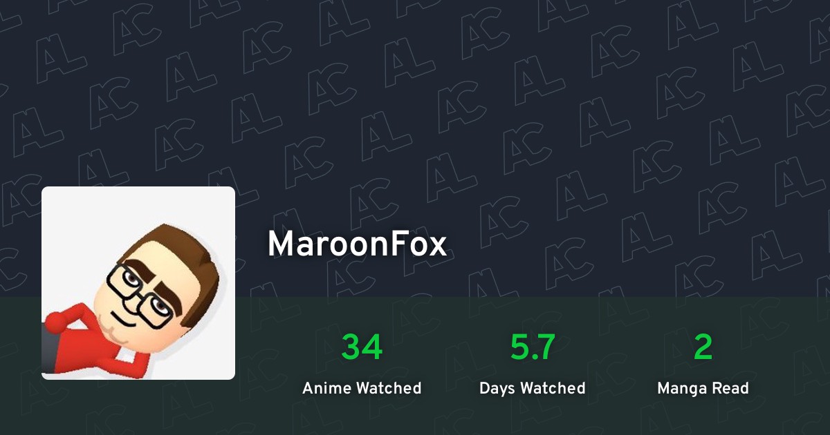MaroonFox's profile · AniList