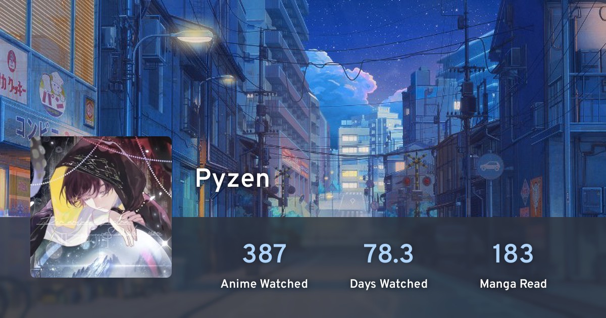 Pyzen's profile · AniList