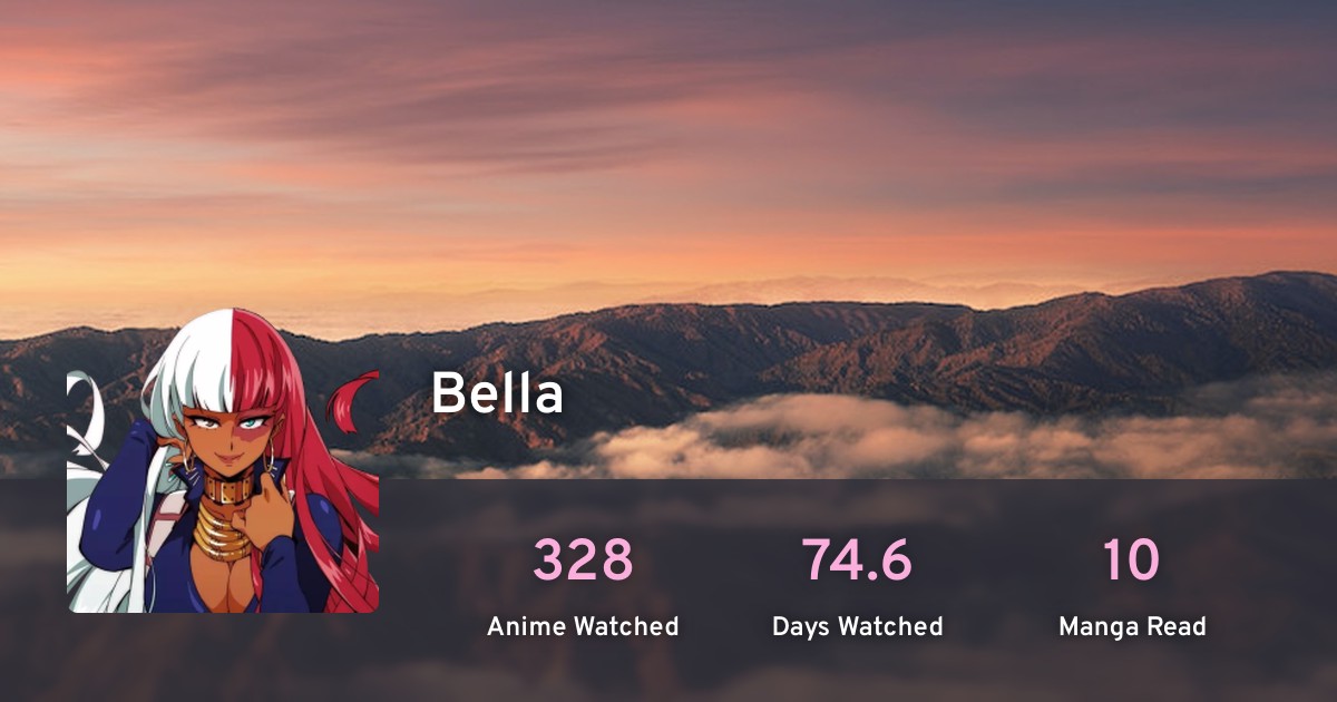 Bella's profile · AniList