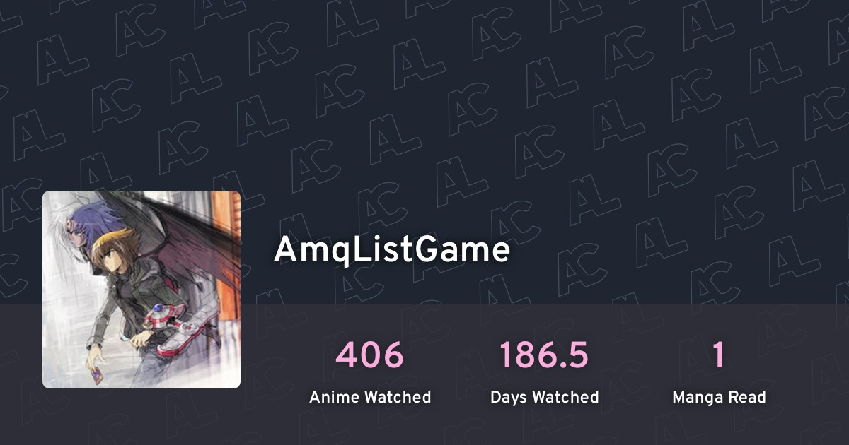AmqListGame's anime list · AniList