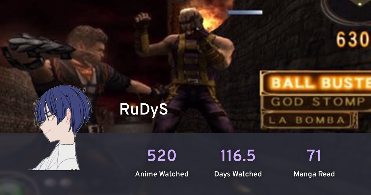 RuDyS's profile · AniList