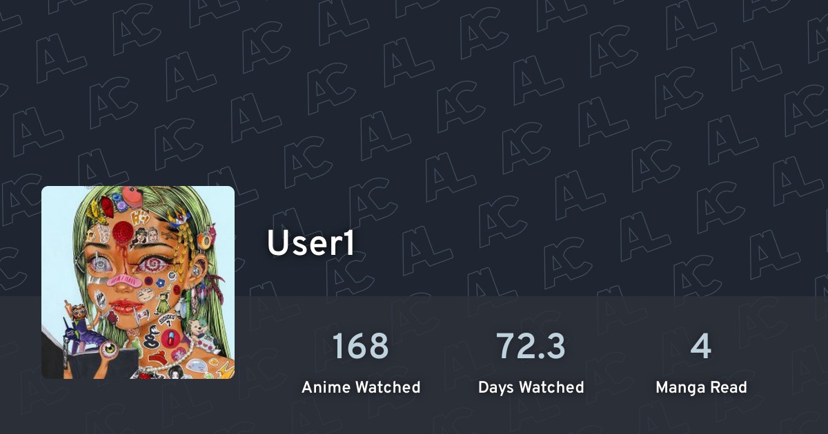User1's profile · AniList