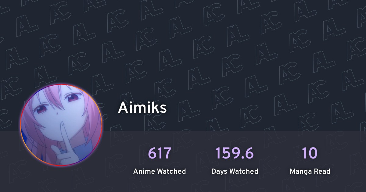 Aimiks's anime list · AniList
