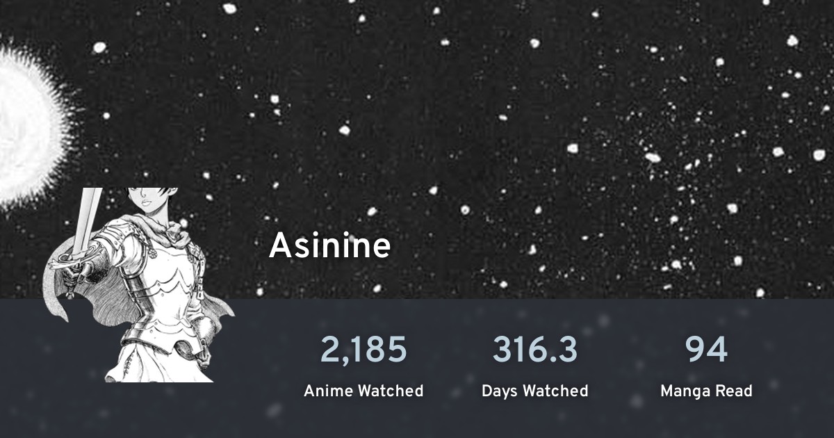 Asinine's profile · AniList