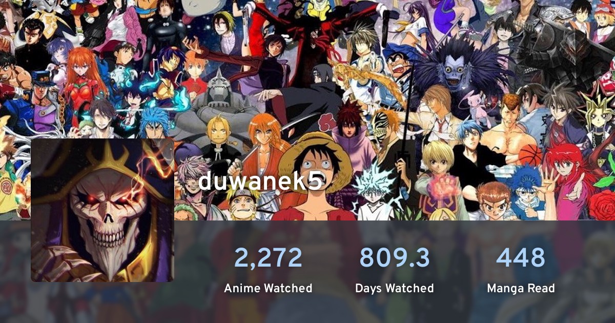 Duwanek5 S Profile Anilist