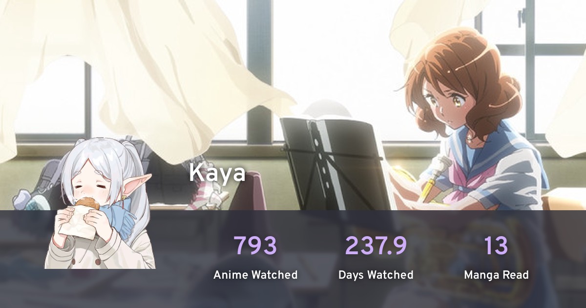 Kaya’s profile · AniList