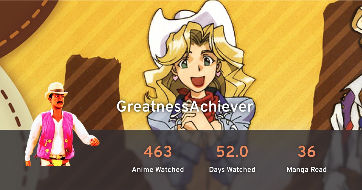 GreatnessAchiever s Anime List AniList