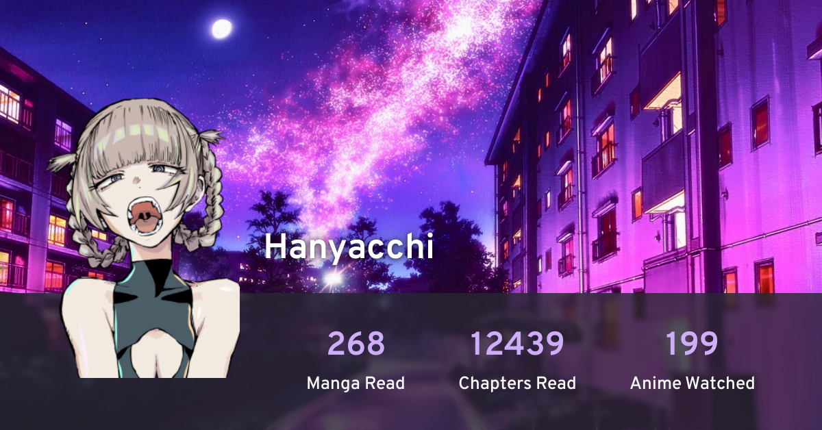 Hanyacchi's profile · AniList