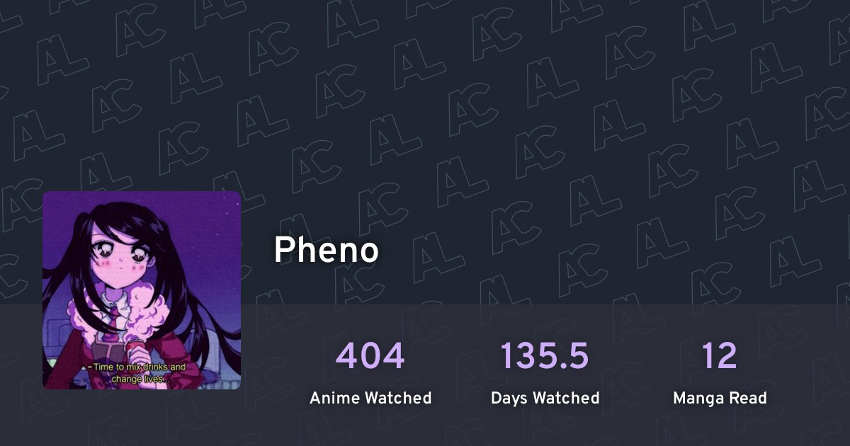 Pheno's profile · AniList