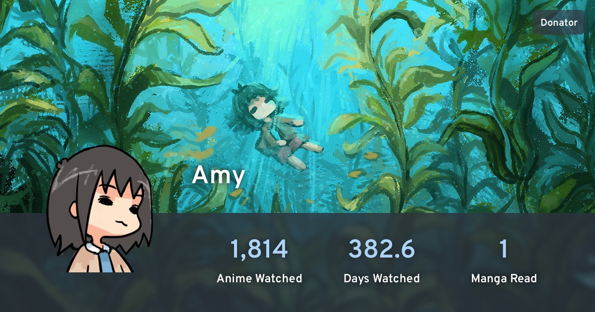 Amy's profile · AniList