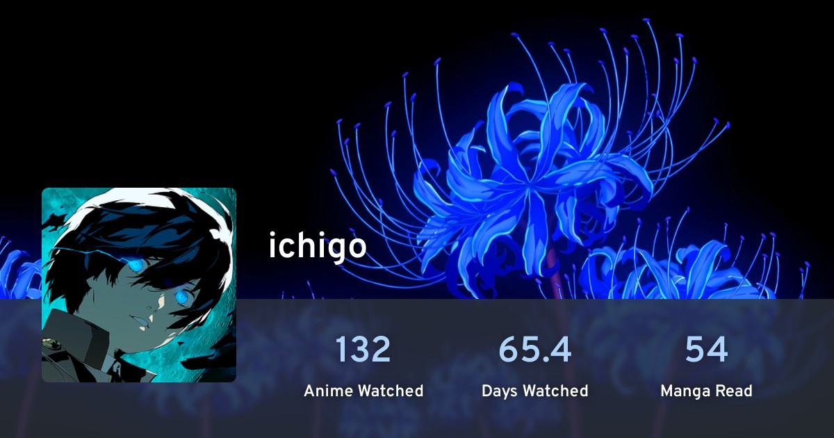 ichigo's profile · AniList