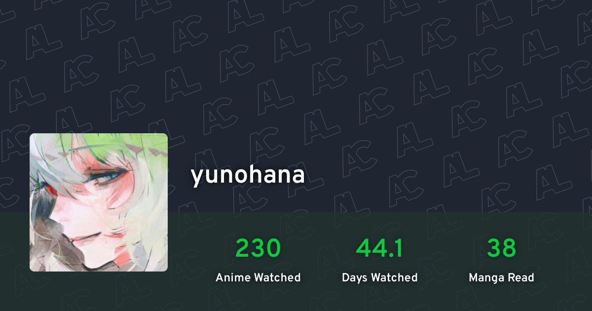 yunohana's profile · AniList