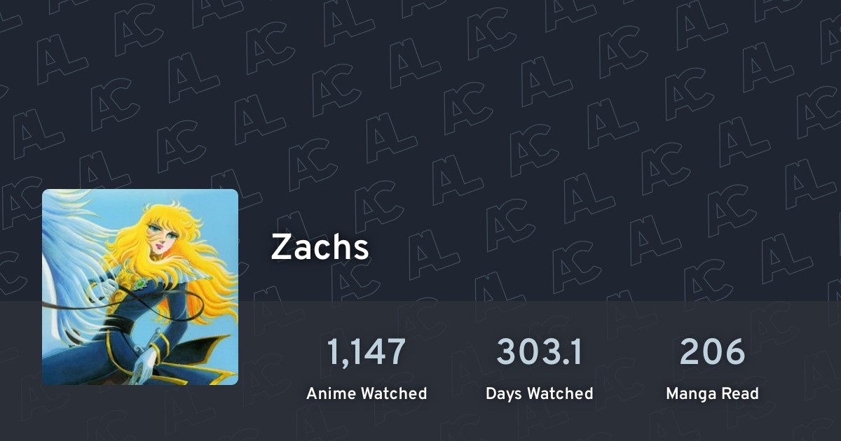 Zachs's profile · AniList