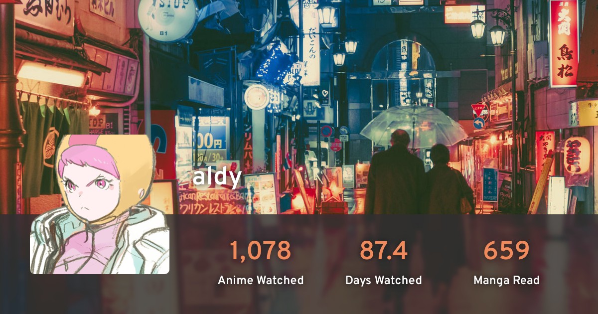 aldy's profile · AniList