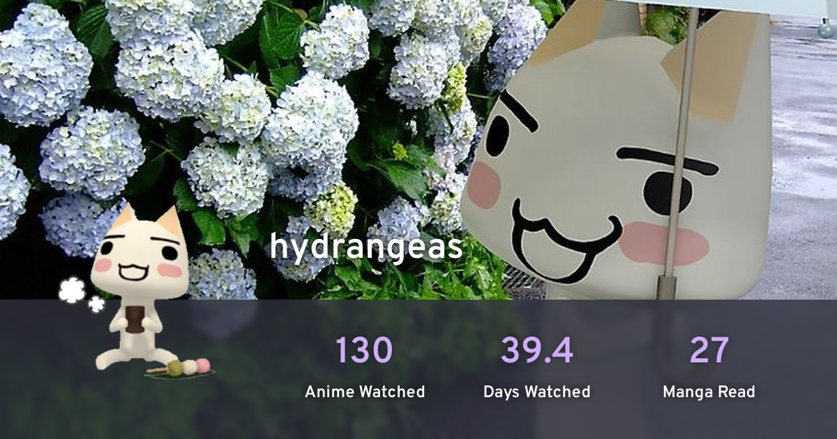 hydrangeas's profile · AniList