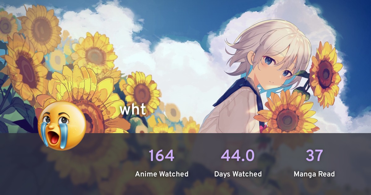 wht's profile · AniList