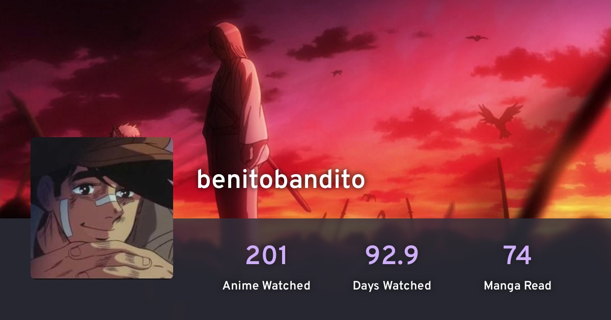 benitobandito's profile · AniList
