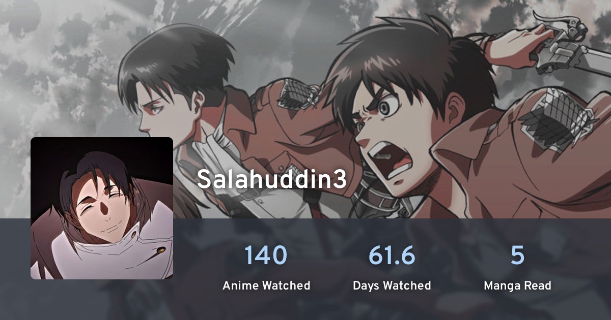 Salahuddin3's profile · AniList