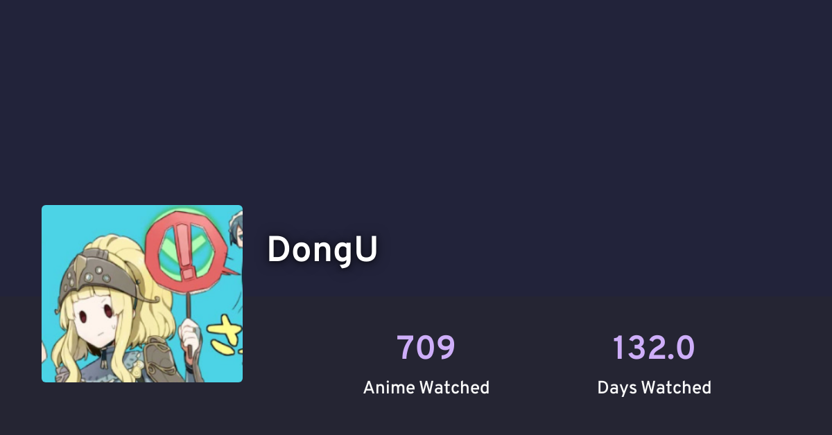 DongU's profile · AniList