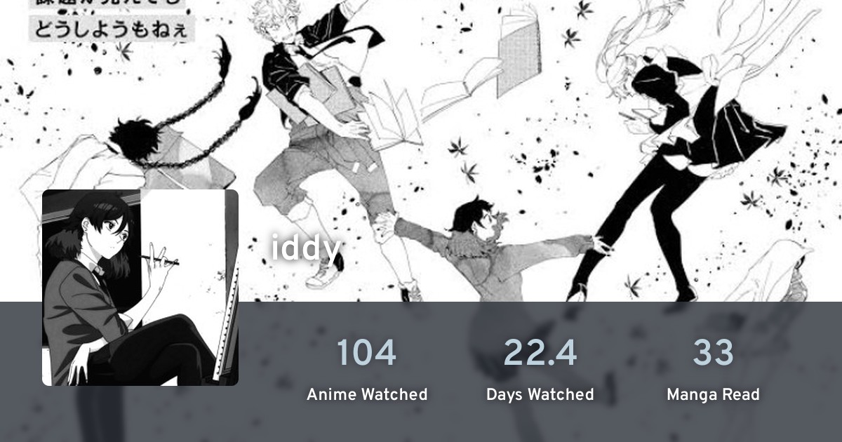 Iddy S Profile Anilist