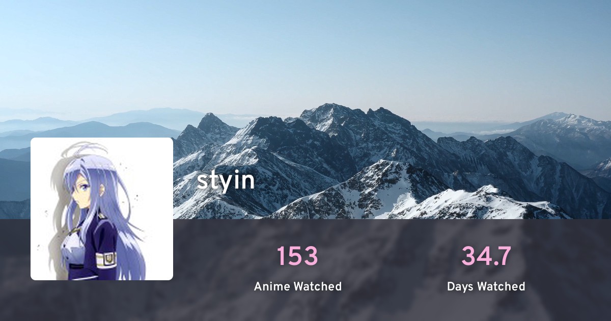 styin's anime list · AniList