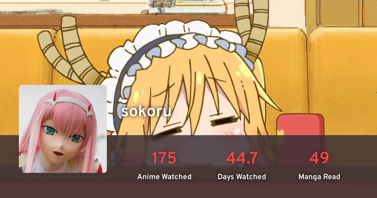sokoru's profile · AniList