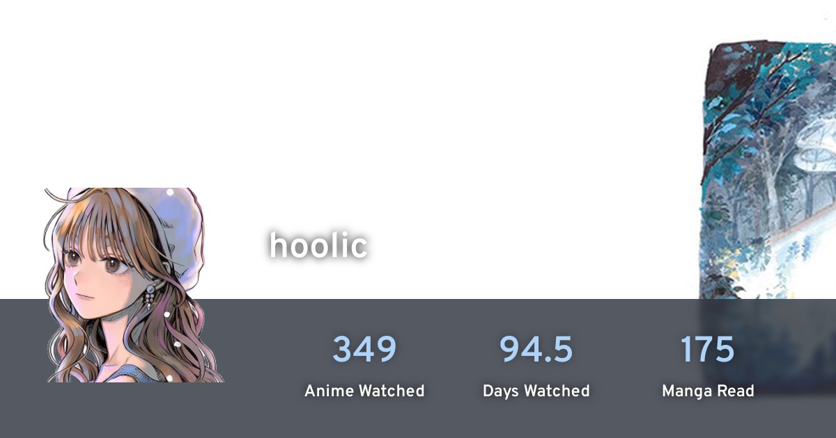 hoolic's profile · AniList