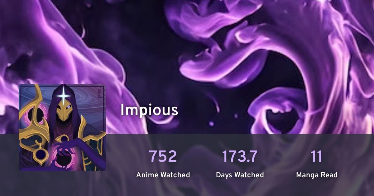 Impious's profile · AniList