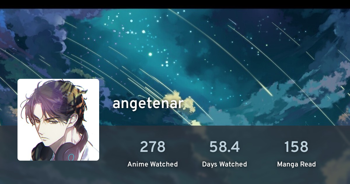 angetenar's profile · AniList
