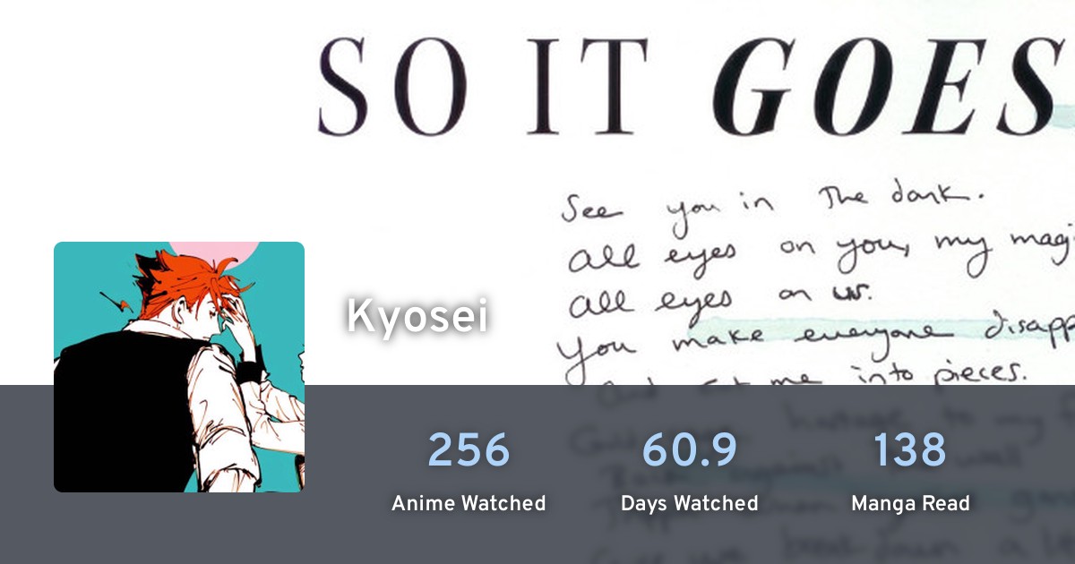 Kyosei's manga list · AniList
