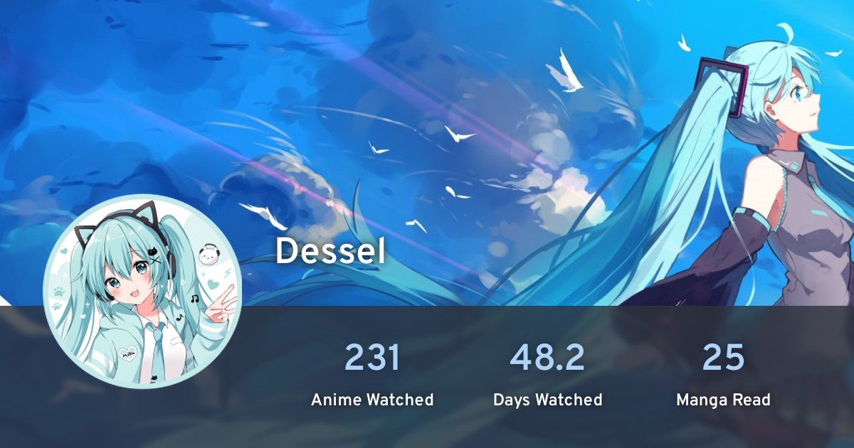 Dessel's profile · AniList