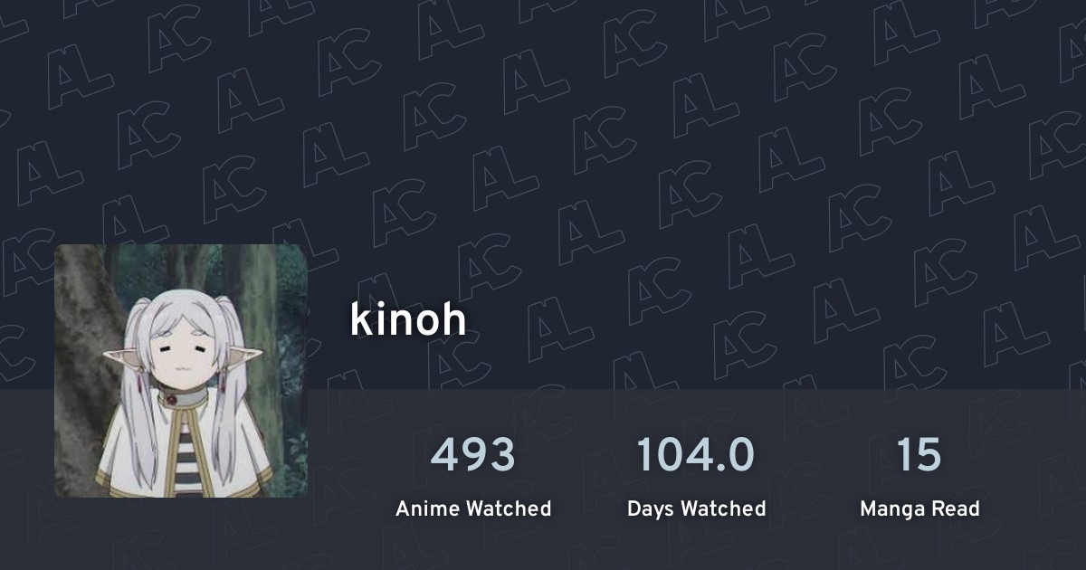 kinoh's anime list · AniList