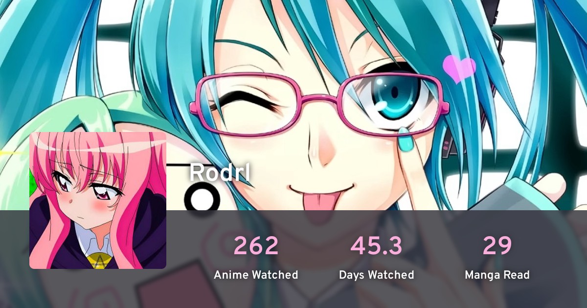 Rodrl's anime list · AniList