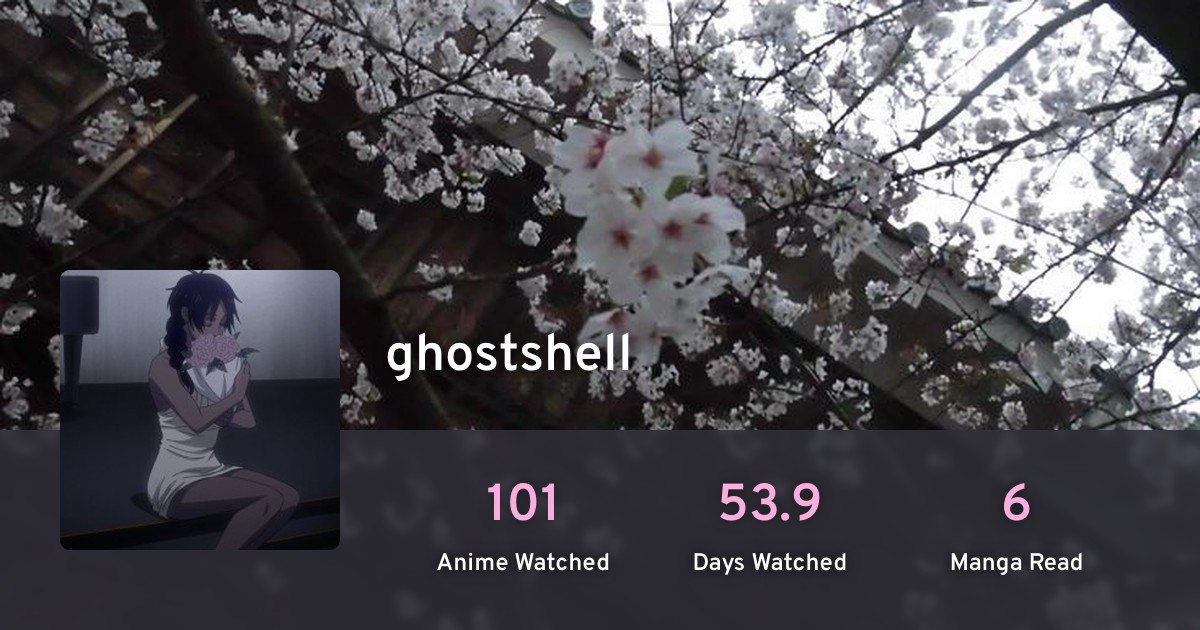 ghostshell's profile · AniList