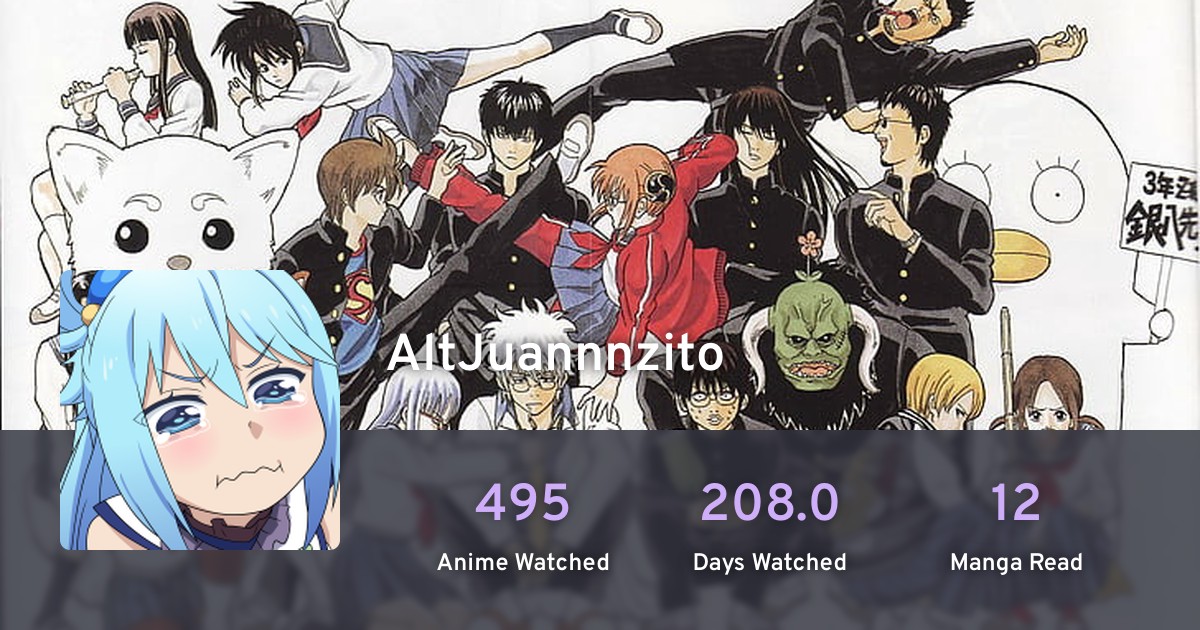 AltJuannnzito s Profile AniList