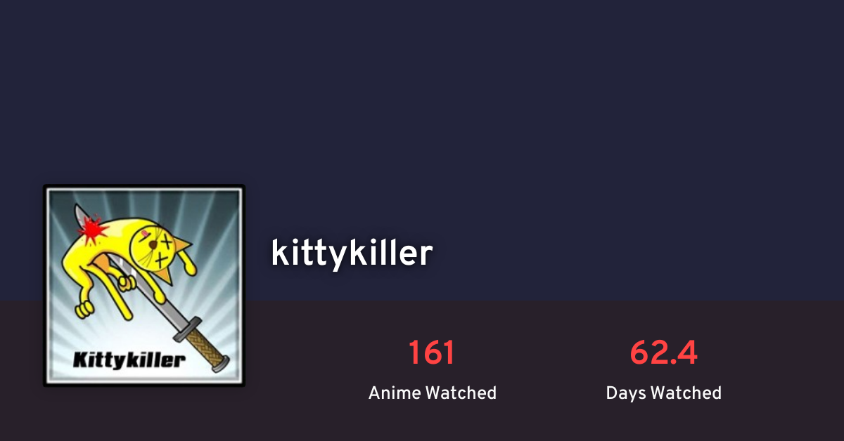 kittykiller's profile · AniList